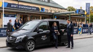 Bybit Stockholm Open Car Service for Corporate Guests and Sponsors